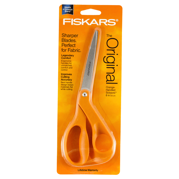 Fiskars - The Original - Orange Handled Scissors - 8"