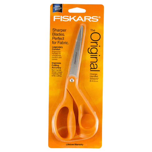 Fiskars - The Original - Orange Handled Scissors - 8"