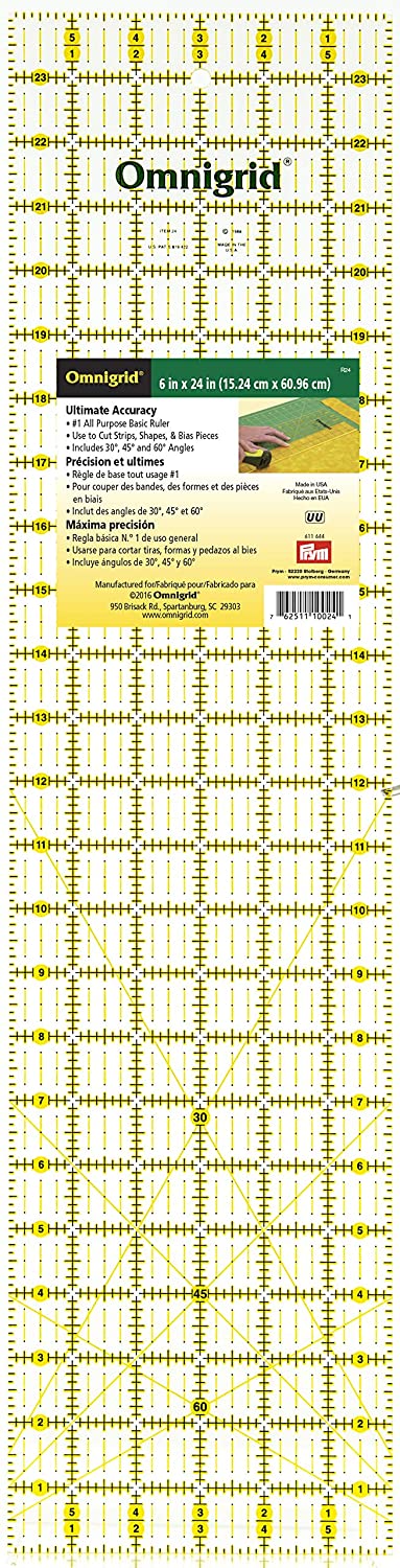 Omnigrid Ruler - 6"x 24"